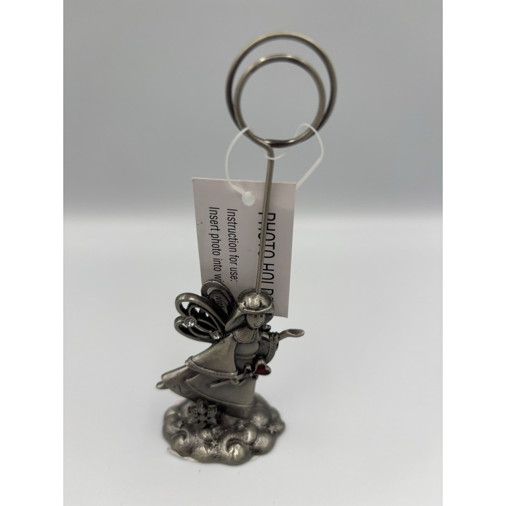 Pewter Angel Photo Holder - Picture 3 of 6